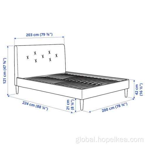 China Bedroom Furniture Master Bed King Size Factory